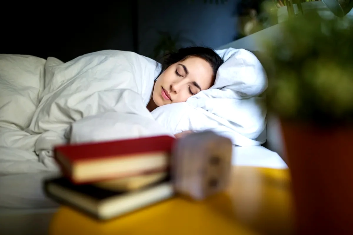 Graph showing sleep cycles and nighttime awakenings