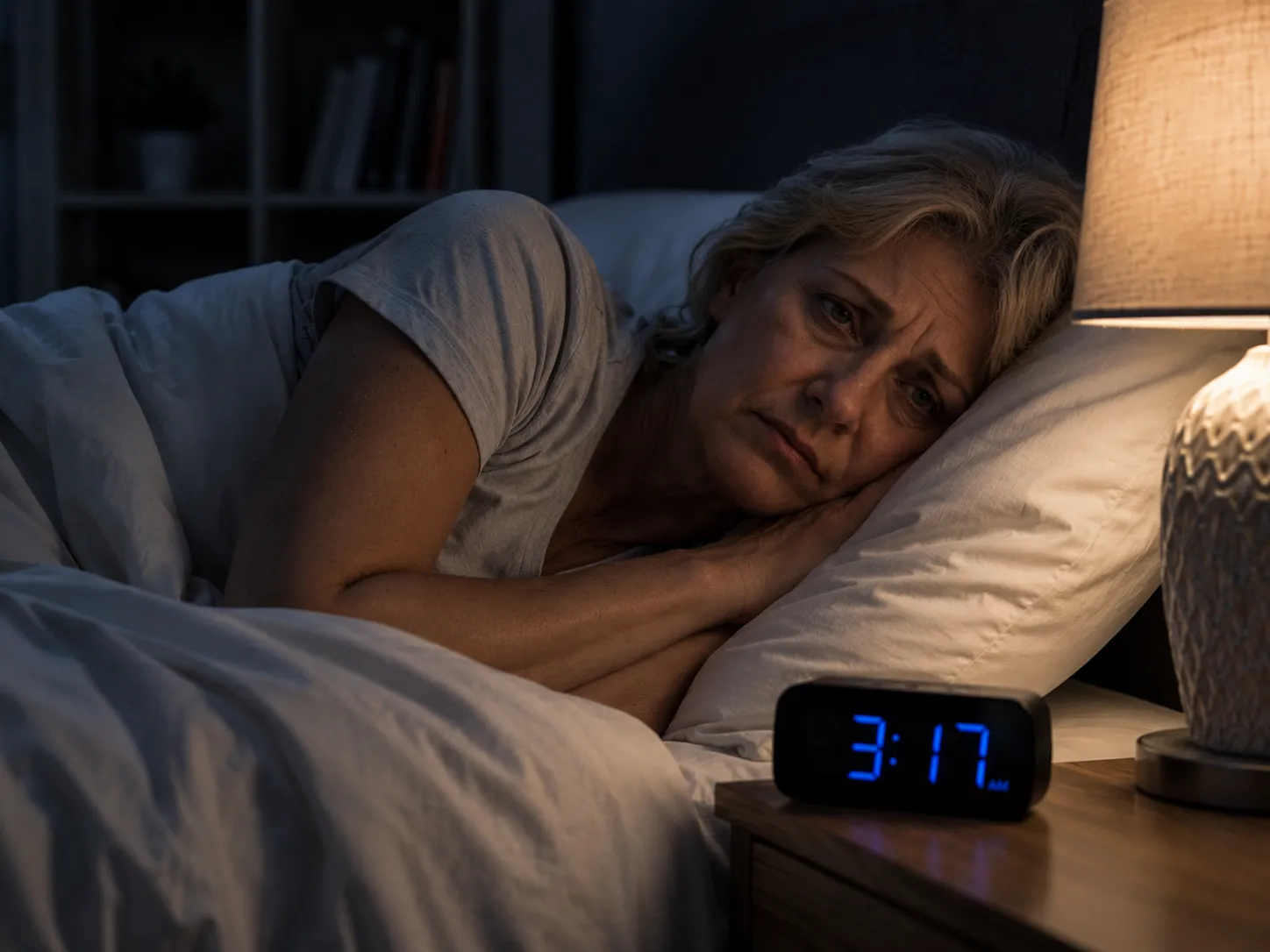 Woman awake at 3 AM